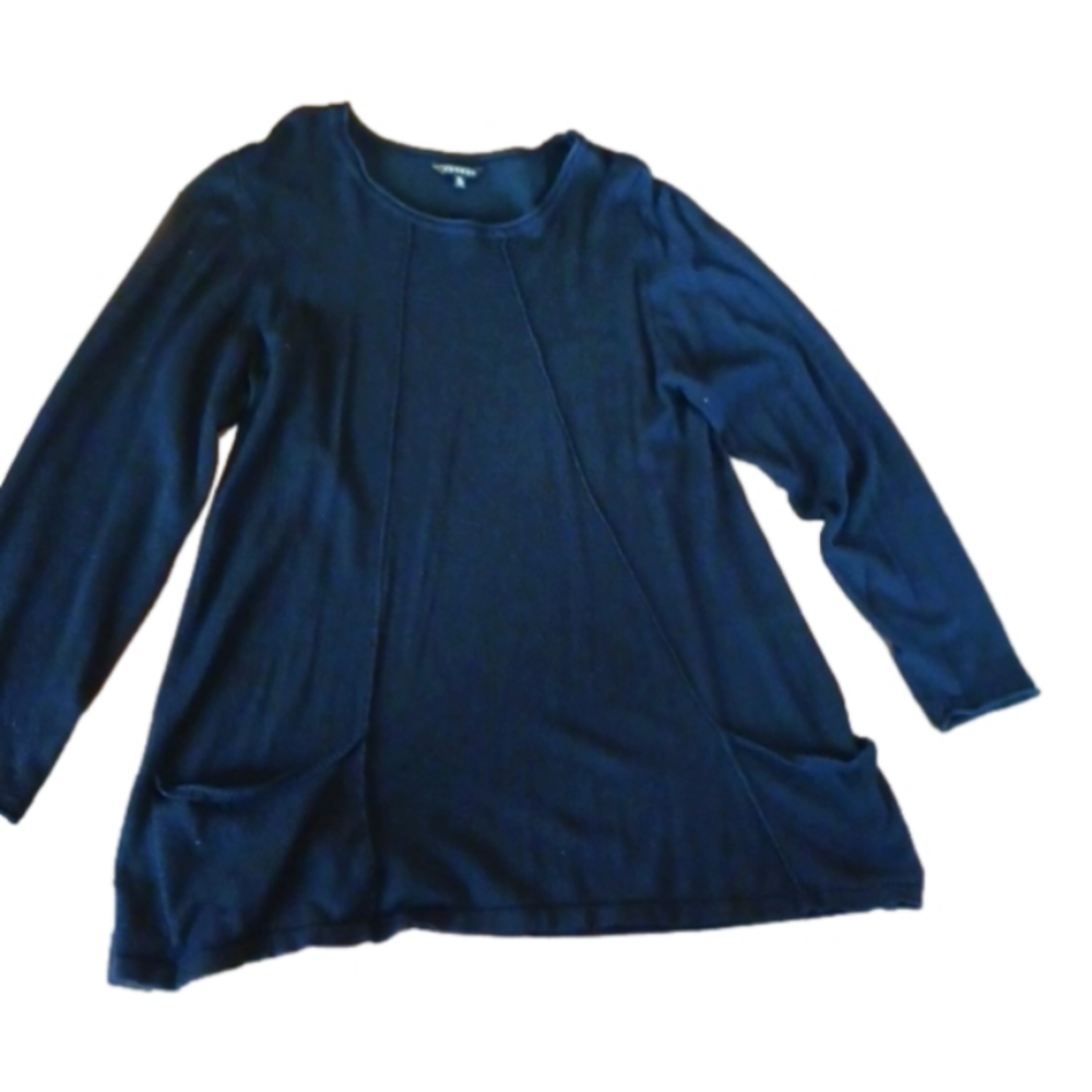 COMFY Black XL long sleeve sweater like top box 28